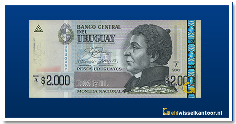 Uruguay-2000-Pesos-Damaso-Antonio-Larrañaga-2003
