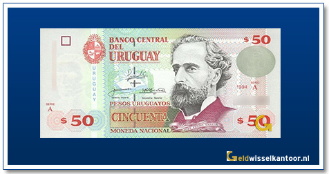 Uruguay-50-Pesos-José-Pedro-Varela-1994-2011