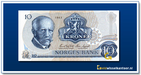 Noorwegen-10-Kronor-Christian-Michelsen-1954-1973