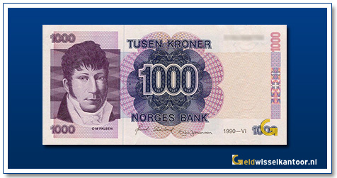 Noorwegen-1000-Kronen-Christian-Magnus-Falsen-1991-2000