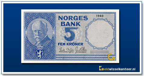 Noorwegen-5-Kronen-Fridtjof-Nansen-1955-1963