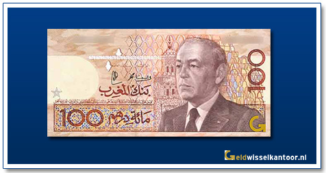 Marokko-100-Dirhams-King-Hassan-II-1987