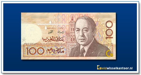 Marokko-100-Dirhams-King-Hassan-II-1987-1991