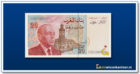 Marokko-20-Dirhams-King-Hassan-II-1996