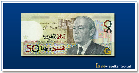 Marokko-50-Dirhams-King-Hassan-II-1987