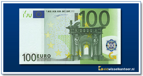 Europa 100 euro Bridge in Baroque and Rococo style 2002