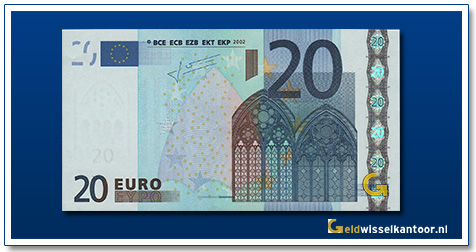 Europa 20 euro Bridge in Gothic style 2002