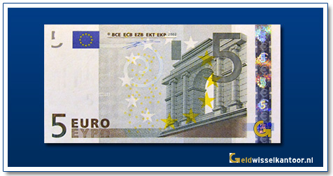 Europa 5 euro Bridge in Classical Style 2002