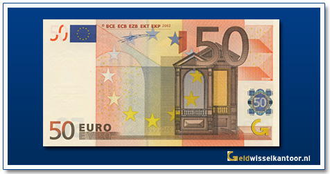 Europa 50 euro Bridge in Renaissance style 2002