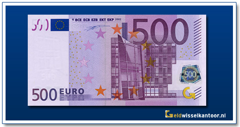 Europa 500 euro Bridge in 20th century style 2002