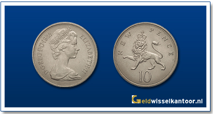 10 Pence Queen Elizabeth II 1968-1981