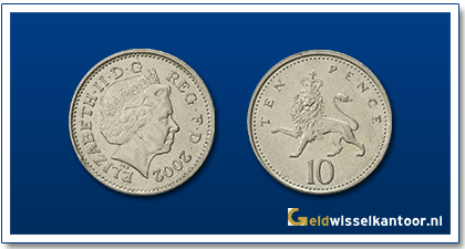 10 Pence Queen Elizabeth II 1998-2008