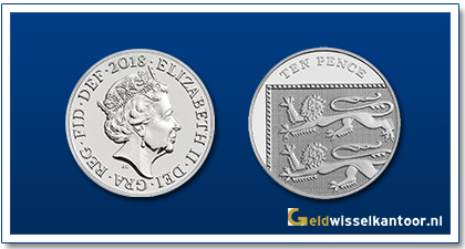 10 Pence Queen Elizabeth II 2015-heden