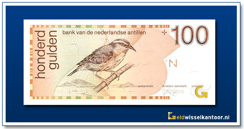 Nederlandse Antillen 100 Gulden Suikerdiefje 1986-1994