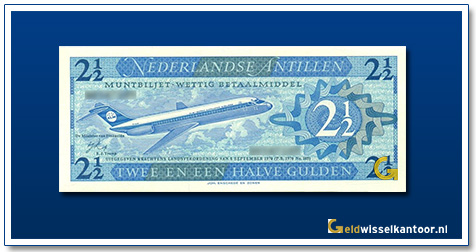 Nederlandse Antillen 2 1/2 Gulden 1970