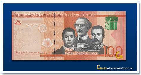 Dominicaanse-Republiek-100-Pesos-F.R.-Sánchez-J.P.-Duarte-M.R.-Mella-2018