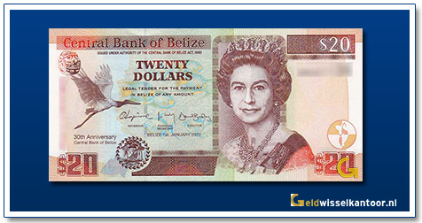 Belize-20-Dollar-Queen-Elizabeth-II-2012