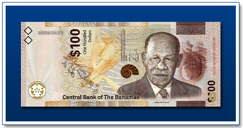 Bahamas-100-dollar-2022-Arthur-Dion-Brown-banknote-front