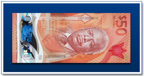 Barbados-50-dollar-2022-Errol-Barrow-banknote-front